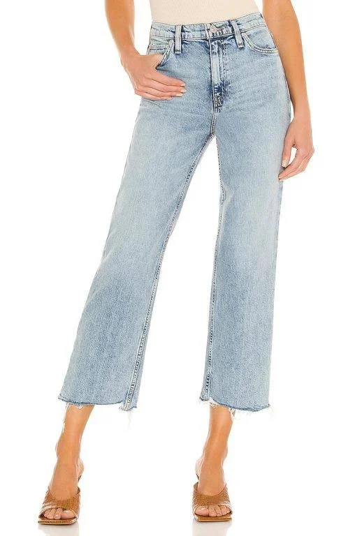 Hudson Jeans Remi High-Rise Straight Crop Jean - Blue - 30