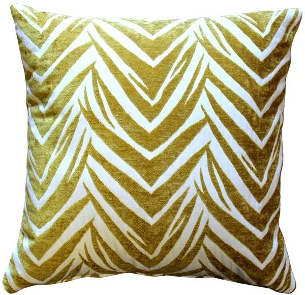 Pillow Decor - Samba Yellow 20x20 Throw Pillow