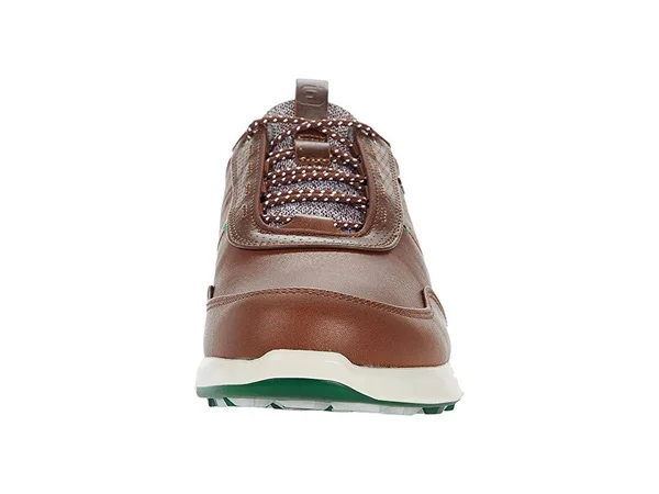 FootJoy Men's Stratos Golf Shoes 50065 - Cognac/Green - 8.5 - Medium