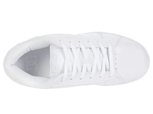 DC Mens Net Leather Padded Skate Shoes, Men's, Size: 9D, White