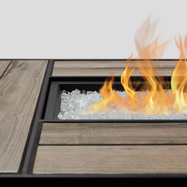Real Flame Ice Clear Fire Glass