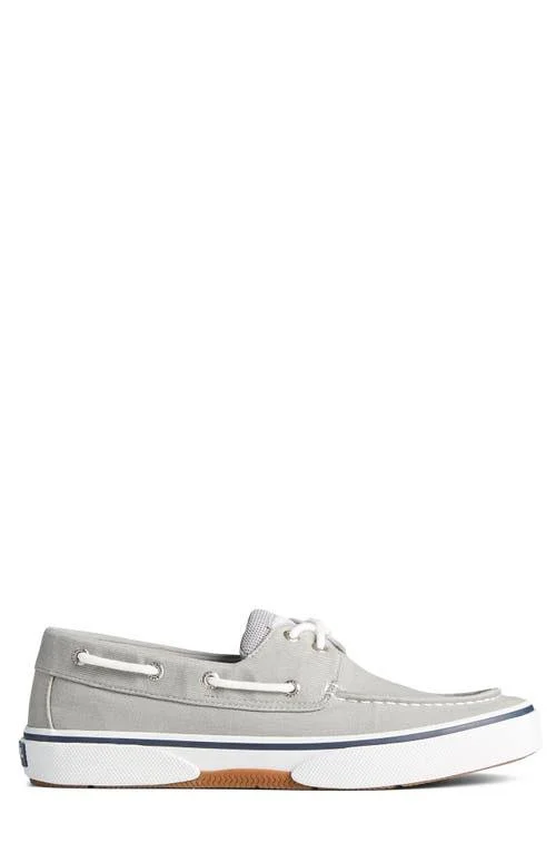 Men's Sperry, Halyard Boat Shoe, Size: 12 W, Gray