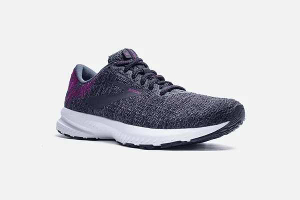 Brooks Launch 6 Running Shoe - Women's Aster/Fig/Gold, 7.5