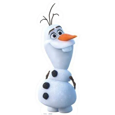 Party City Olaf Standee - Frozen 2 Size 4ft Birthday Party Supplies - Birthday Party Supplies, Kids Birthday Party Supplies, G