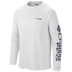 Columbia Men's Terminal Tackle Camo Fade Shirt Green Size - Small