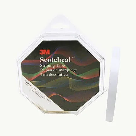 3M 72779 Scotchcal Striping Tape, Pale Gray, 1/2 in x 150 ft
