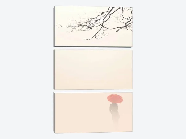 Nicholas Bell Photography Large 3-Piece Canvas Print - in Autumn Fog ( scenic & landscapes > Sky > Weather > Rai