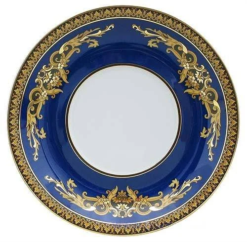 Versace Medusa Blue 6 1/3 inch Saucer, Low*