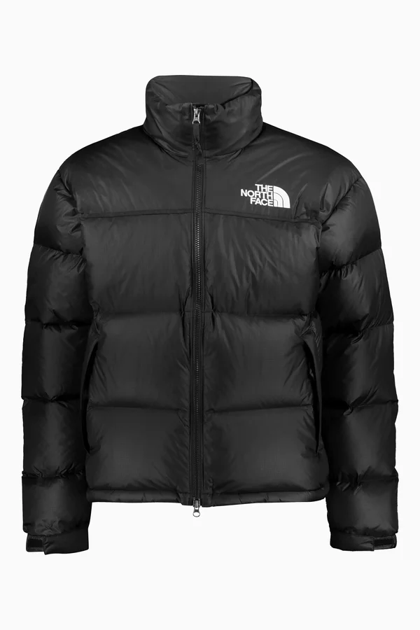 The North Face Solid Nuptse Puffer Down Jacket, Black, Large
