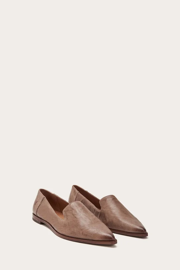 Frye Women's Kenzie Venetian Shoe - Grey, Size 6
