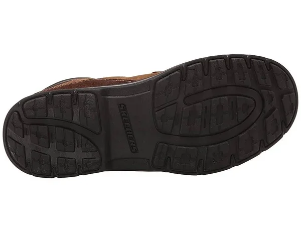 Skechers Men's Relaxed Fit Segment Melego - Size: 8.5, Dark Brown