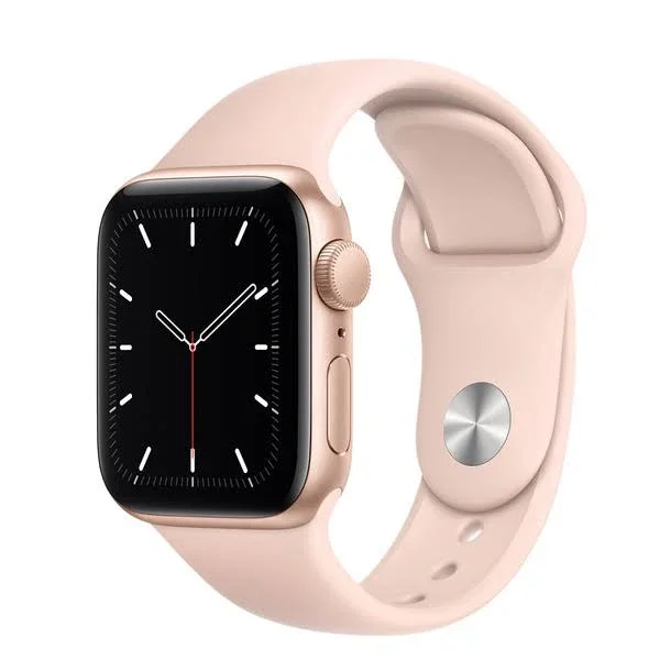 Apple Watch SE - 40mm - GPS - Gold Aluminum Case - Pink Sand Sports Band