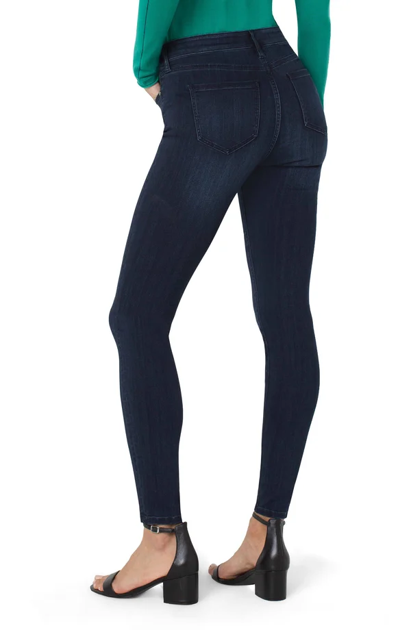 Liverpool Women's Abby Skinny Silky Soft Jeans in Freeman, Cotton/Polyester/Rayon, Size 14