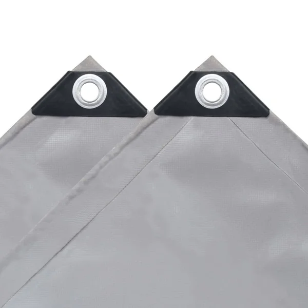vidaXL Tarpaulin 650 g/m² 13.1&x13.1& Gray