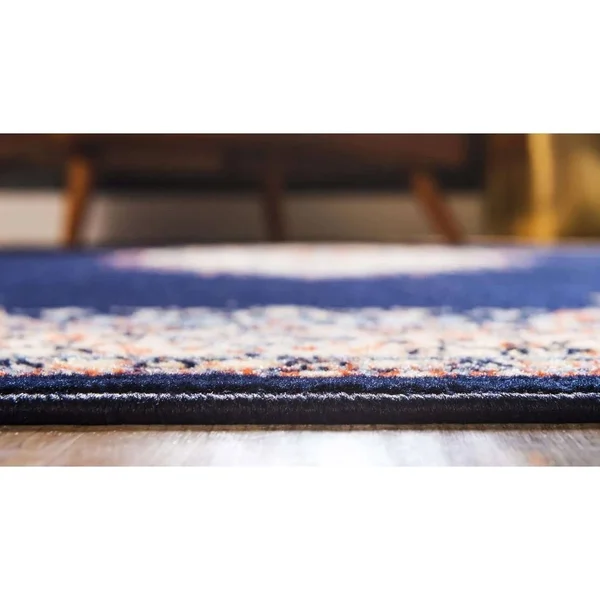 Unique Loom Washington Reza Area Rug (5& x 8& - Burgundy), Red