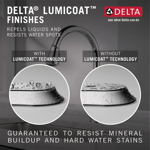Delta Cassidy Touch Single-Handle Pull-Down Sprayer Kitchen Faucet in Lumicoat Polished Nickel