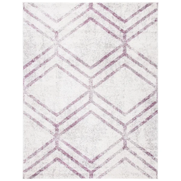 Safavieh Adirondack Rug Collection ADR253H - Black - Ivory - 6& x 6& Square