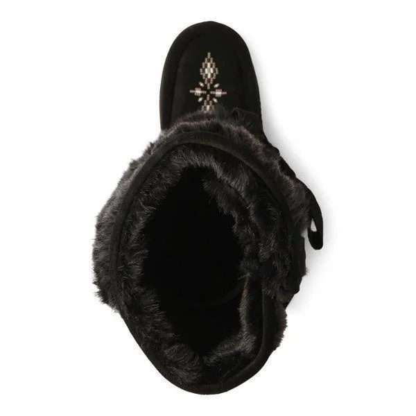 Manitobah Mukluks Women's Tall Wrap Boot Black 9