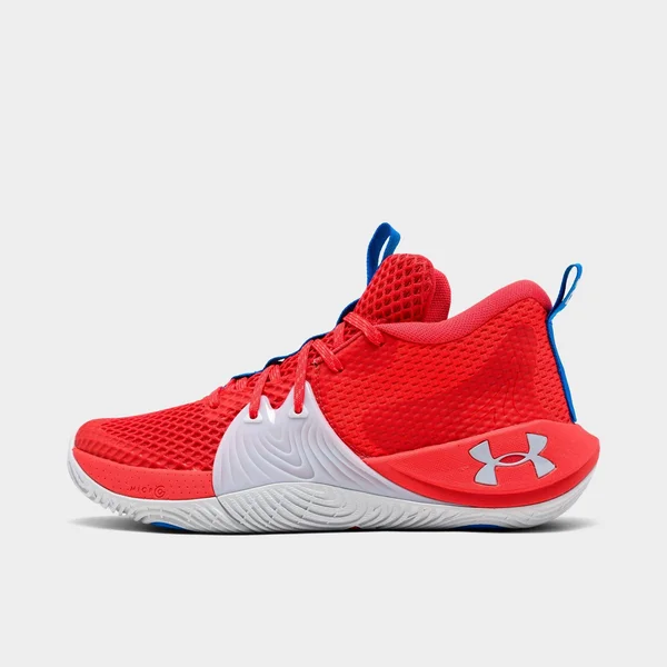 Under Armour Embiid One - Mens Basketball Shoes - Mechanic Blue/Black/Pitch Grey, Size 8.0