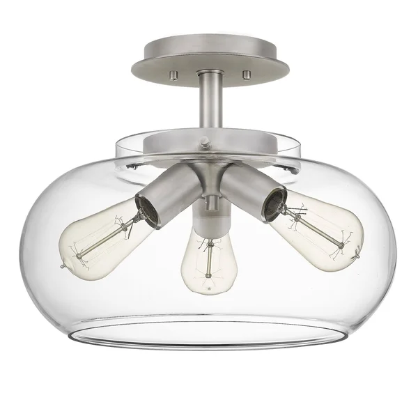 Quoizel 3 Light Andrews Semi-Flush Mount Polished Chrome ANW1714C