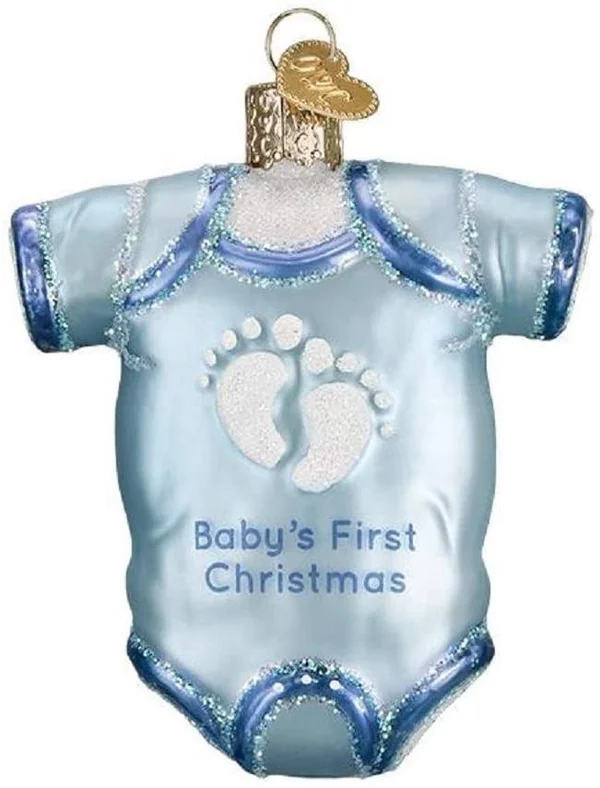 Baby Boy Set Old World Christmas Ornaments