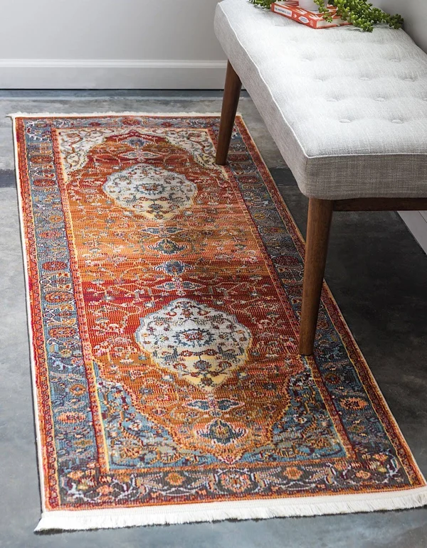 Unique Loom Baracoa Traditional Area Rug Collection - Runner 2&7x22x10&0x22 3140240