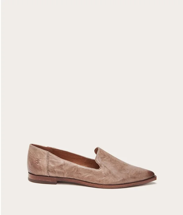 Frye Women's Kenzie Venetian Shoe - Grey, Size 6