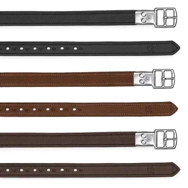 Bates Stirrup Leathers 50 Black