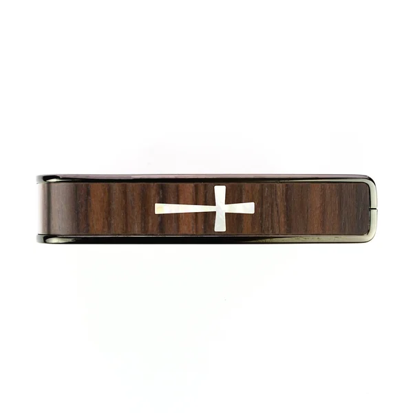 Indian Rosewood & Cross Mop & Black Chrome - Thalia Capo 200
