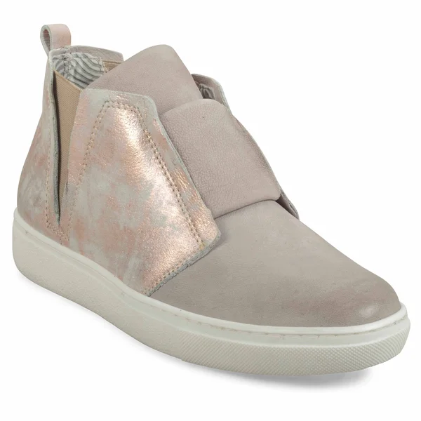 Miz Mooz Laurent Women's Leather Sneaker - Rose Metallic Size 37