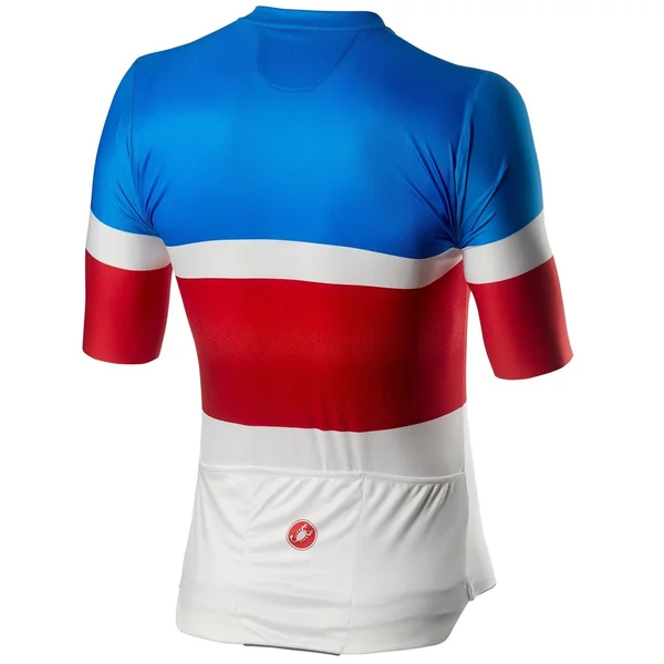 Castelli Milano Short Sleeve Jersey - Men's White, XL