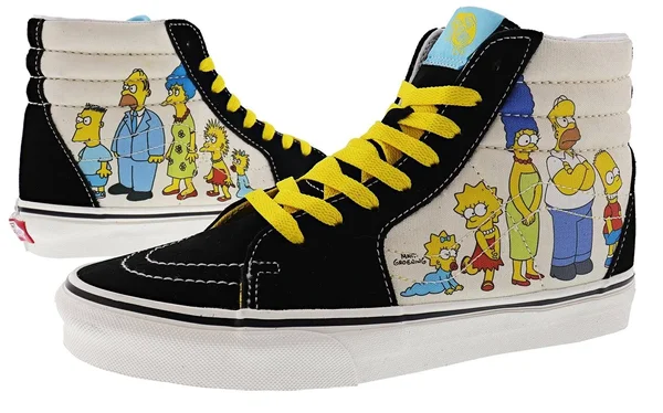 Vans x The Simpsons 1987-2020 Sk8-Hi Shoes - 9.5