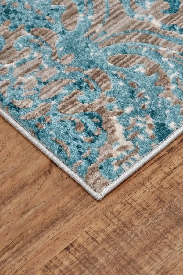 Weave & Wander Aqua Arsene 5 ft 3 in x 7 ft 6 in Area Rug