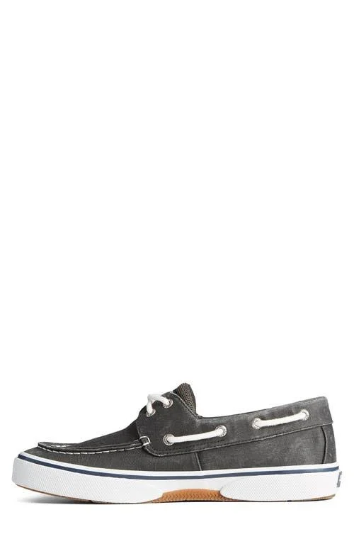 Men's Sperry - Halyard Boat Shoe, 11 W, Fabric, Peltz Shoes