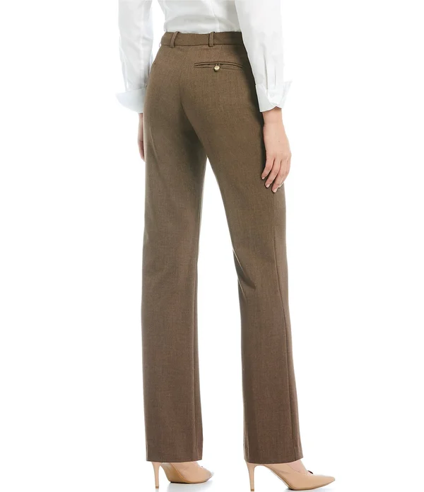 Calvin Klein Women's Luxe Basic Pants - Heather Taupe - Size 12
