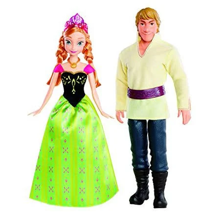 Disney Frozen Anna and Kristoff Doll 2-Pack