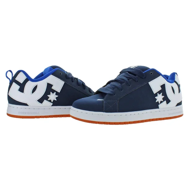 DC Court Graffik (Black) Men's Skate Shoes