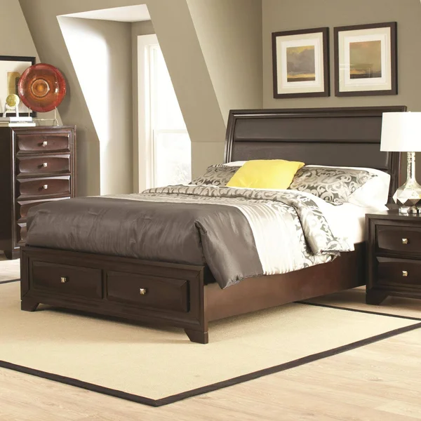 Coaster Furniture Jaxson Cappuccino King Bed
