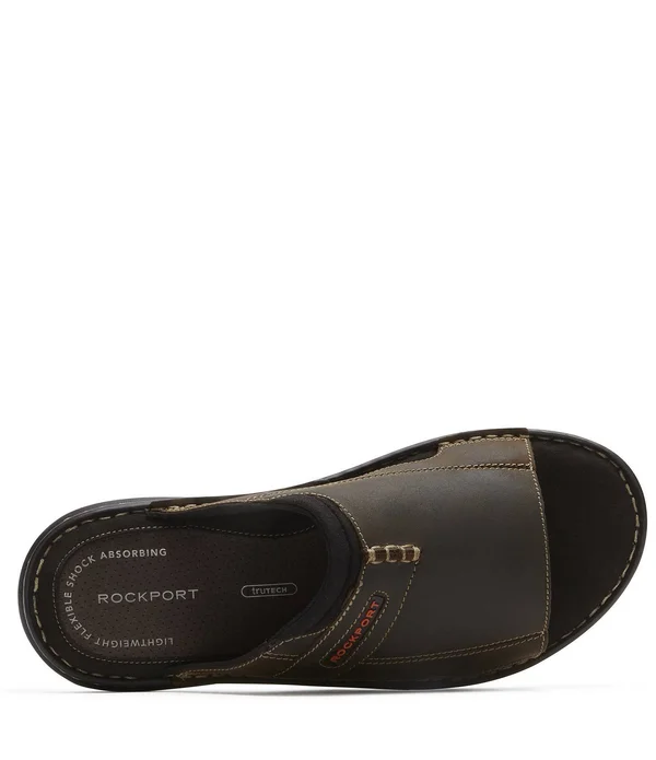 Rockport Men's Darwyn 2 Slide - Size: 7 W, Brown
