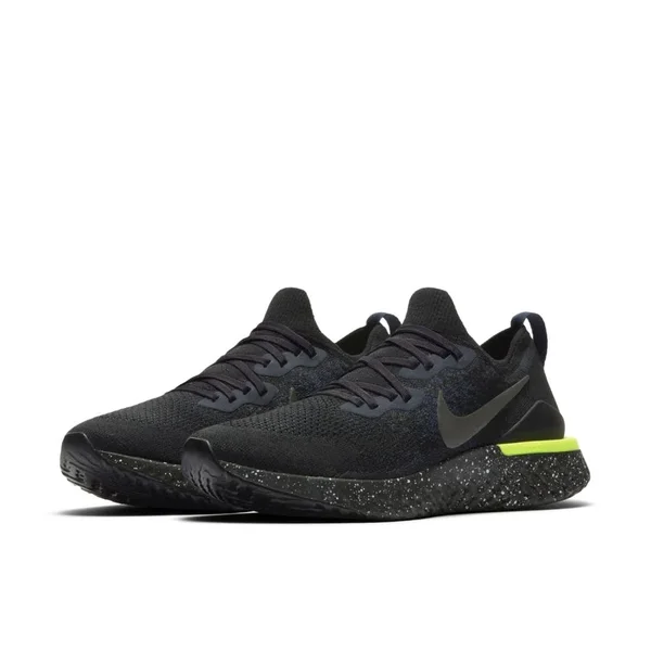 Nike Epic React Flyknit 2 SE Men's Running Shoe Size 6.5 (Black)