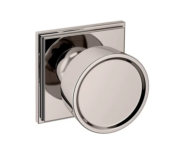 Baldwin K008.PRIV Hollywood Hills K008 Privacy Door Knob Set - Nickel - Silver