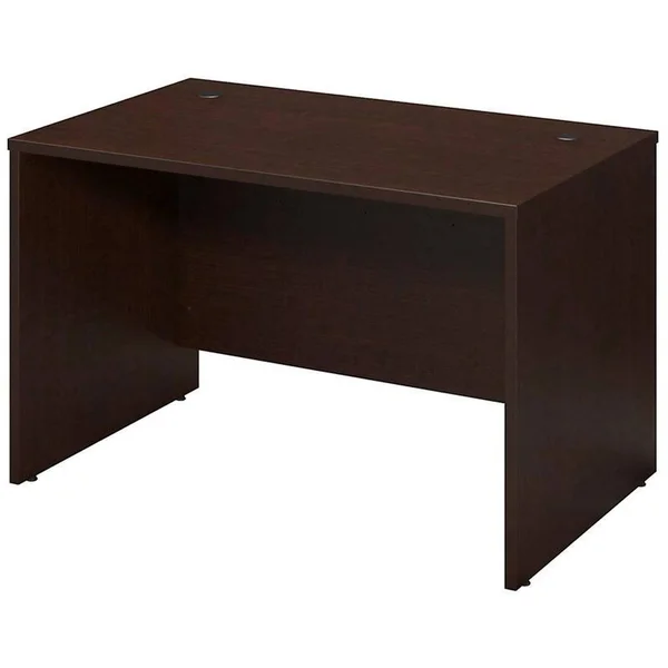 Bush Business Furniture Series C 48W x 30D Shell Desk in Mocha Cherry