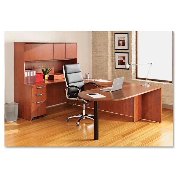 Alera Valencia Series D Top Desk - 71W x 35 1/2d x 29 5/8h, Medium Cherry