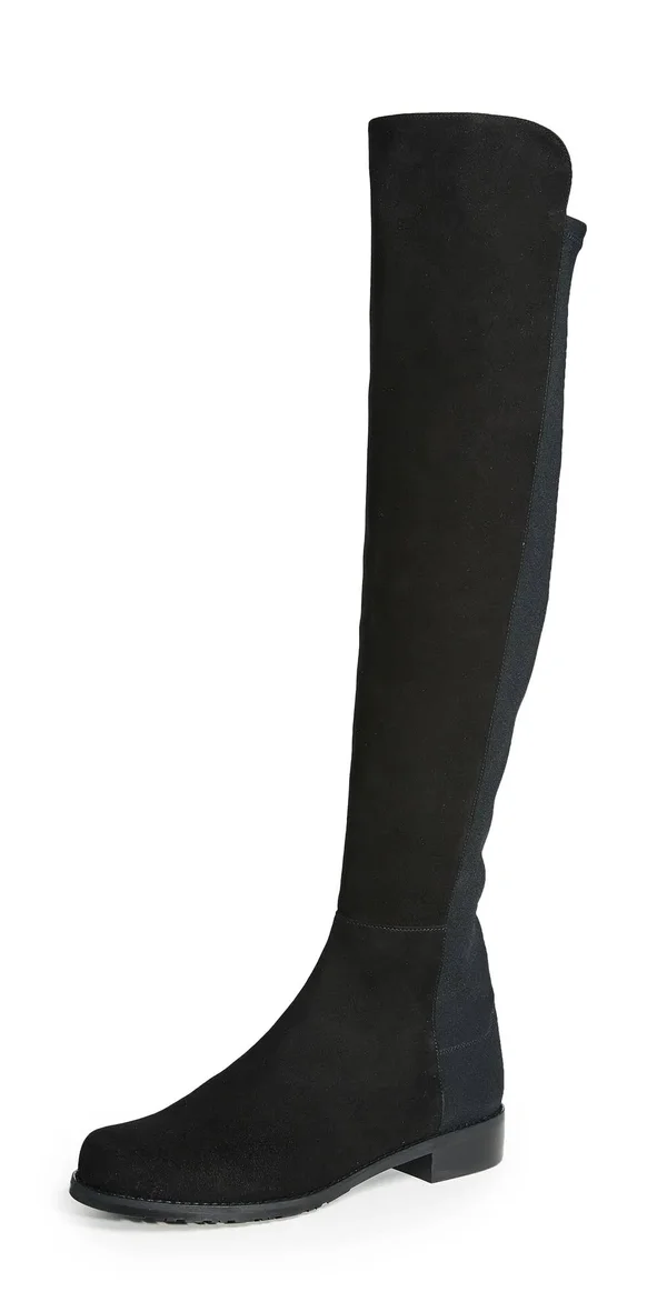 Stuart Weitzman Women's 5050 Suede Over-The-Knee Boot - Size: 10, Black