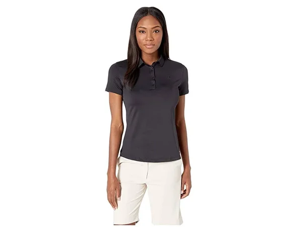 Under Armour Women's Zinger Short Sleeve Golf Polo - Xs, Black