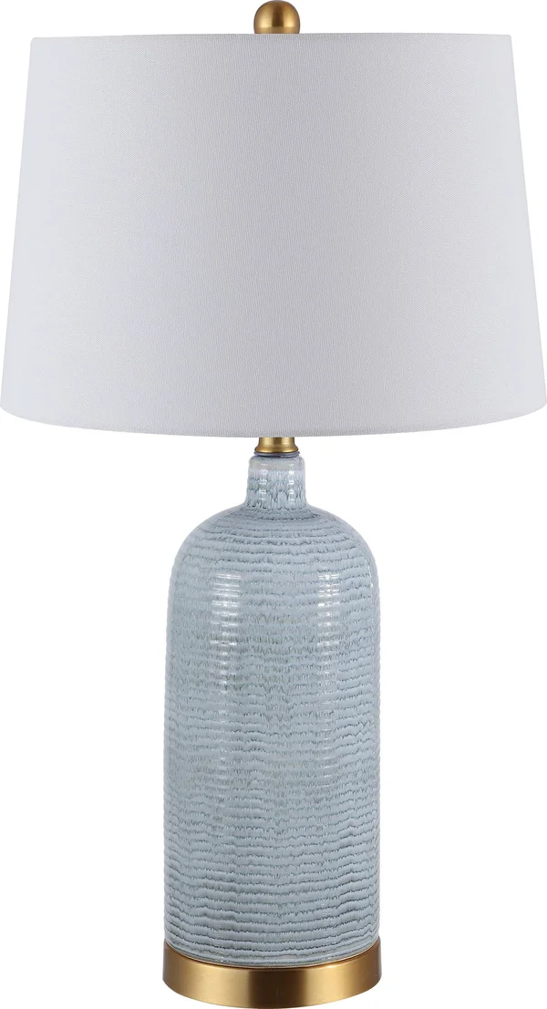 Safavieh TBL4303A Stark Glass Table Lamp Blue