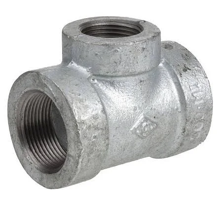 Zoro Select 4316012128 Reducing Tee, 2x22x1-1/2, 2 x 2 x 1