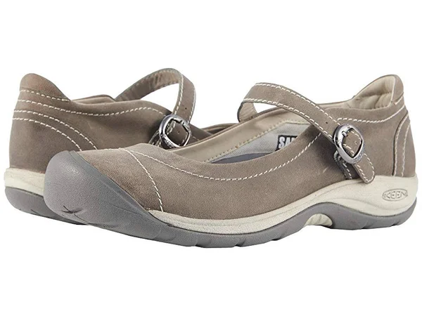 Keen Women's Presidio II Mary Jane Shoes Size 5, In Paloma/Silver Birch