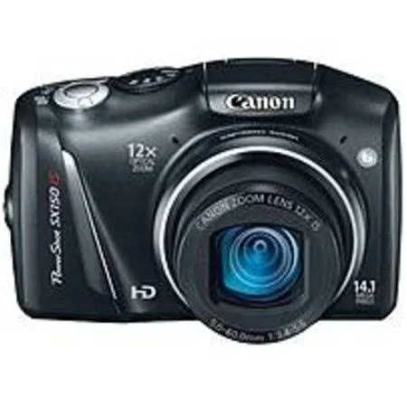 Canon PowerShot 5664b001 SX150 Is 14.1 Megapixels Digital Camera (Refurbished) - Black