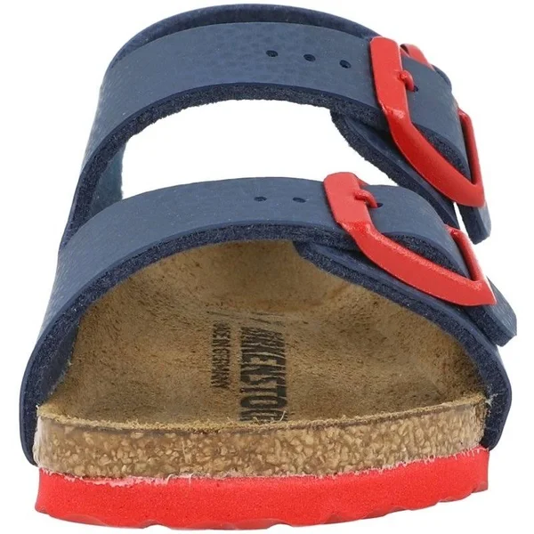 Birkenstock Infant Milano Kids Blue/Red Birko-Flor Strap Sandals